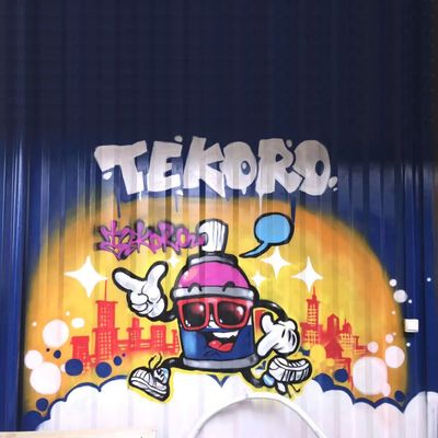 Tekoro 400ml Eco-Friendly Quick Drying Graffiti Spray Paint with 12PCS/CTN Package