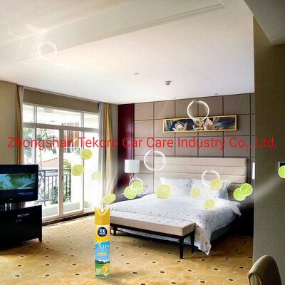 多用途用で,CE,RoHS,SGS,GMP認定された自然香りのテコロエアフレッシャーエアロゾルスプレー